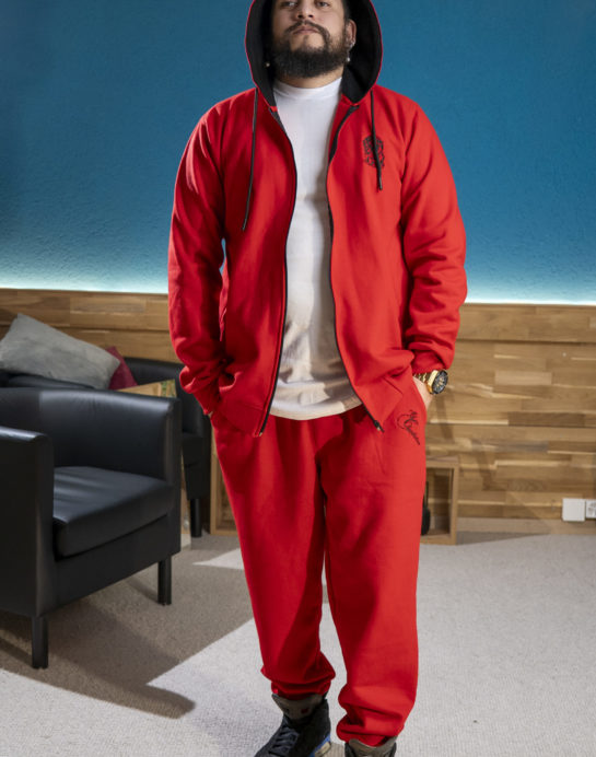 Zip-up hoodie